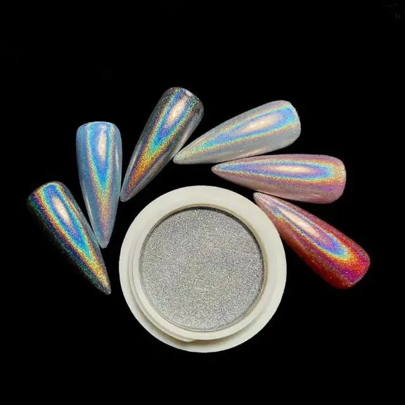 Holographic krómpor ezüst