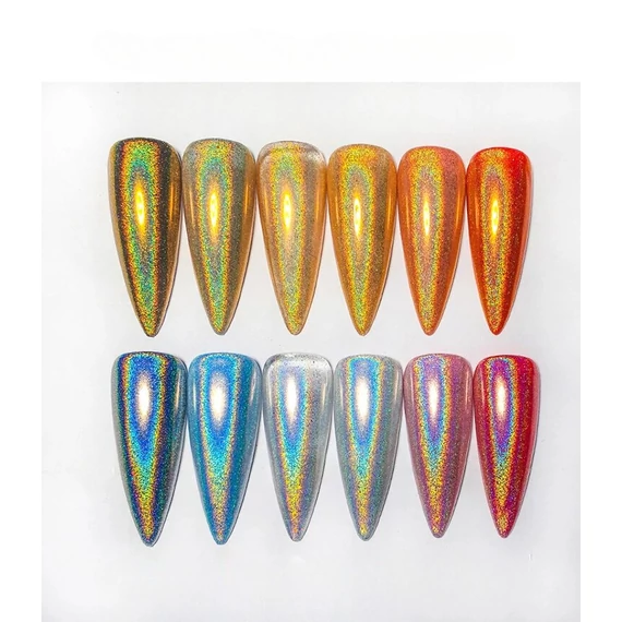Holographic krómpor ezüst