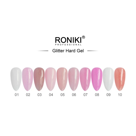 Roniki glitter builder gél - 04 - 40g