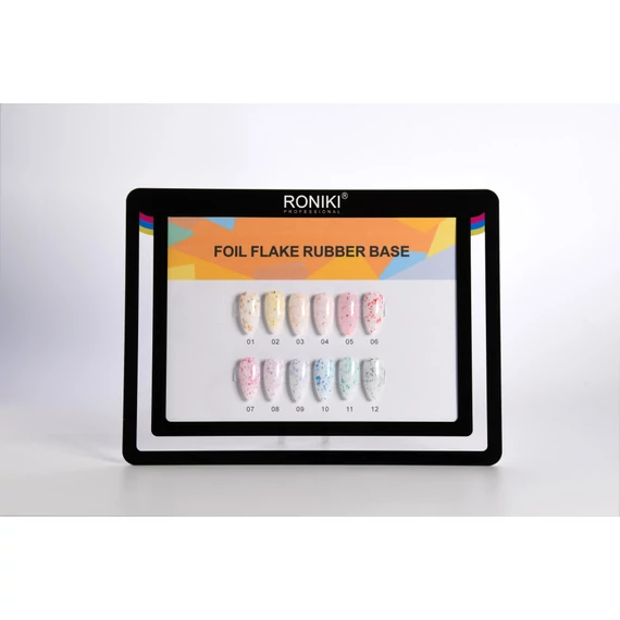 Roniki Foil flake rubber base  11