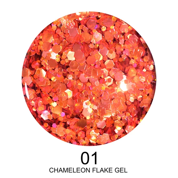 Roniki Chameleon flake gél - 01 - 5g