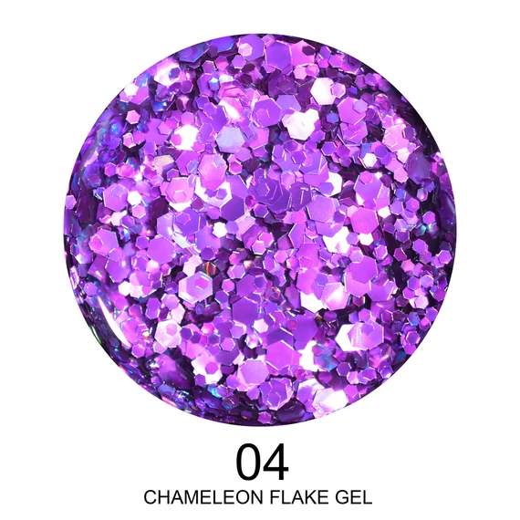 Roniki Chameleon flake gél - 04 - 5g