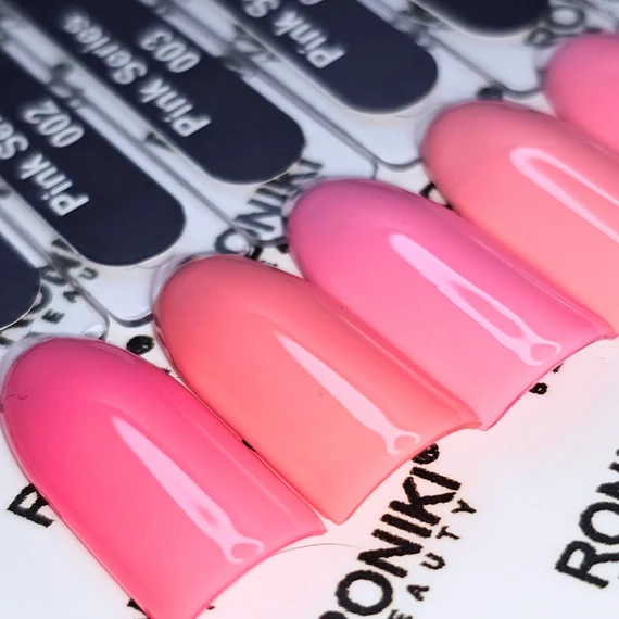 Roniki Pink gél lakk színminta