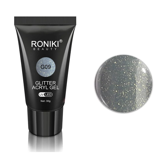 Roniki TPO free glitter poly gel - 09 - 30g