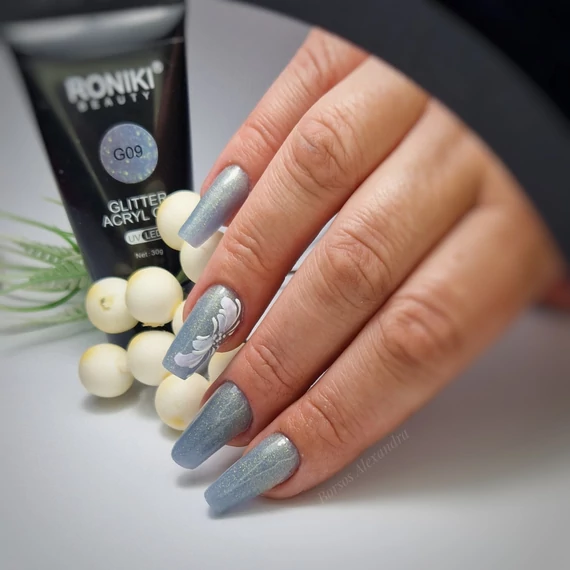 Roniki glitter poly gel - 09 - 30g