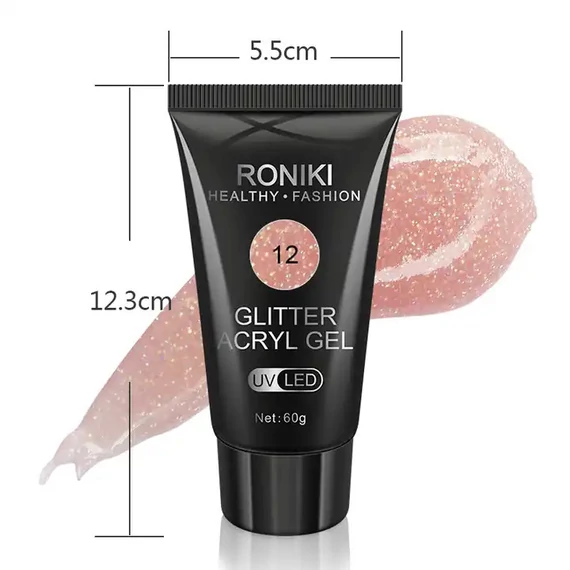 Roniki glitter poly gel - 09 - 30g