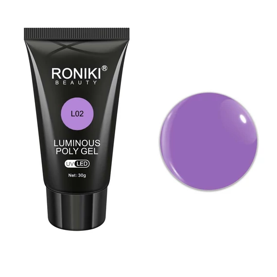 Roniki TPO free sötétben világító poly gel - 02 - 30g