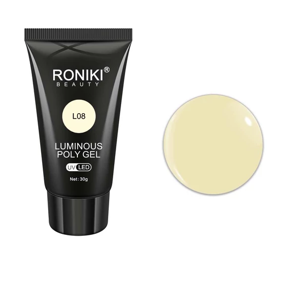 Roniki TPO free sötétben világító poly gel - 08 - 30g
