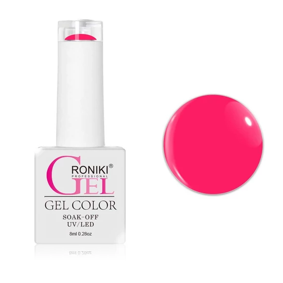 Roniki Glow in the dark széria TPO free - 05 sötétben világító neon pink gél lakk