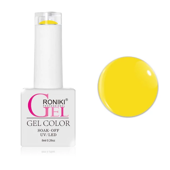 Roniki Glow in the dark széria TPO free - 07 sötétben világító neon sárga gél lakk