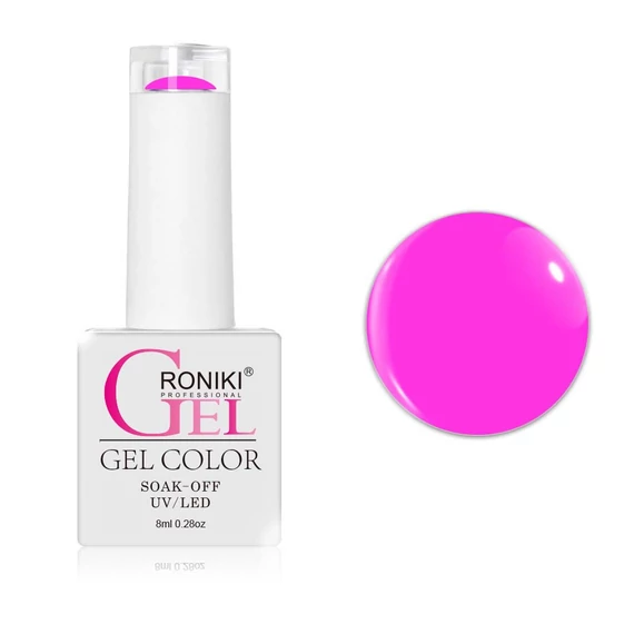 Roniki Glow in the dark széria TPO free - 09 sötétben világító neon lila gél lakk