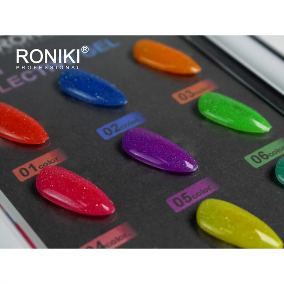 Roniki Neon reflektív széria - 09 türkiz reflektív gél lakk