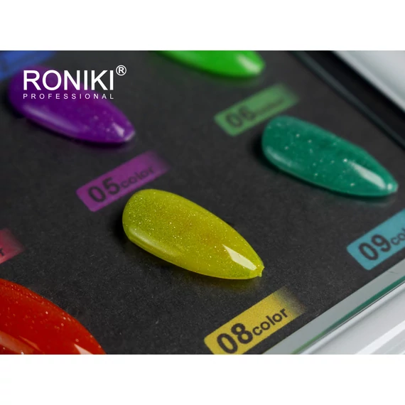 Roniki Neon reflektív széria - 09 türkiz reflektív gél lakk