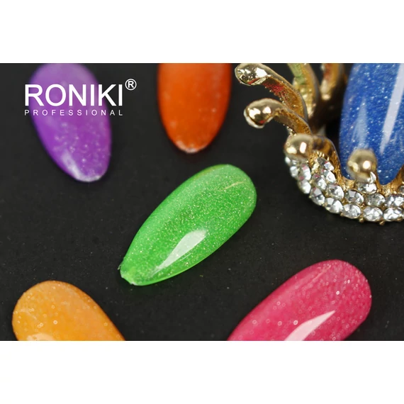 Roniki Neon reflektív széria - 09 türkiz reflektív gél lakk