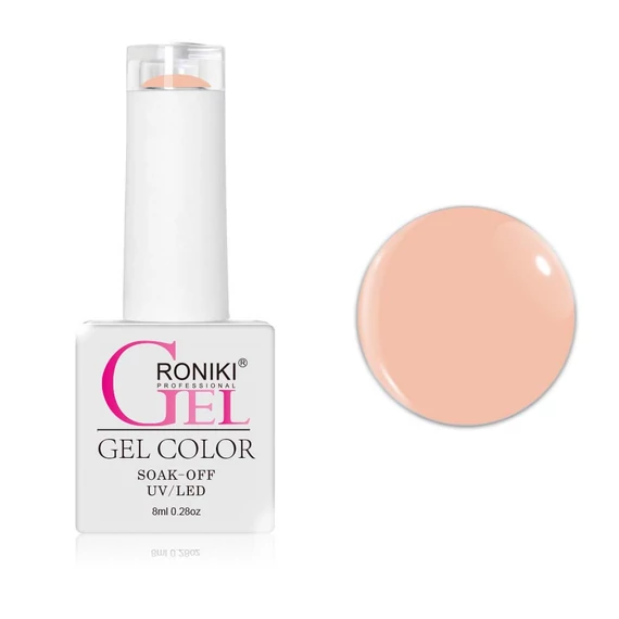 Roniki Macaron széria TPO free - 09 szaténnarancs gél lakk