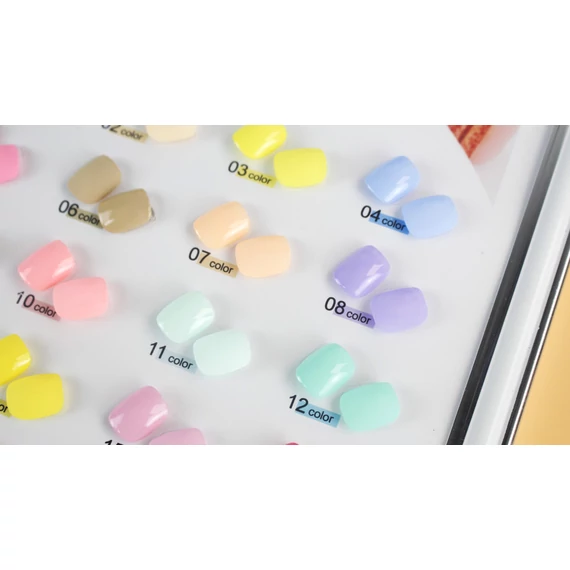 Roniki Macaron széria - 17 acélkék gél lakk