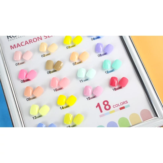 Roniki Macaron széria - 18 csibesárga gél lakk