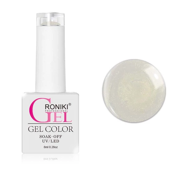 Roniki Pearl threaded széria TPO free - 02 pezsgő gyöngyház gél lakk