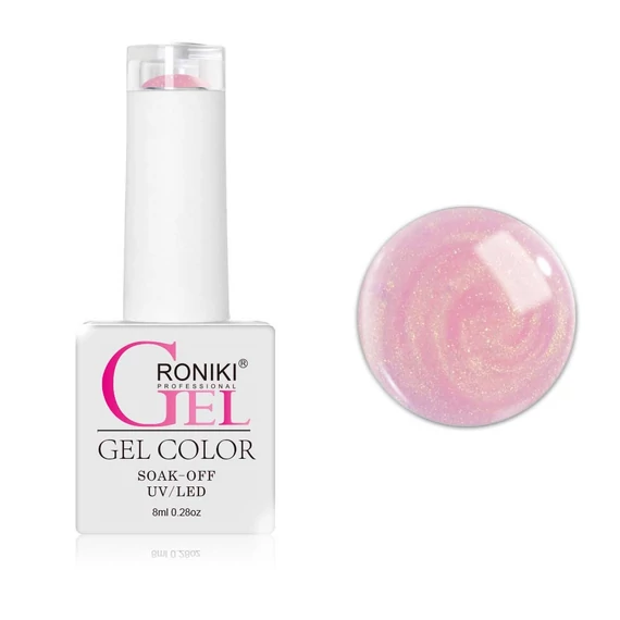 Roniki Pearl threaded széria TPO free - 06 rózsaszín gyöngyház gél lakk