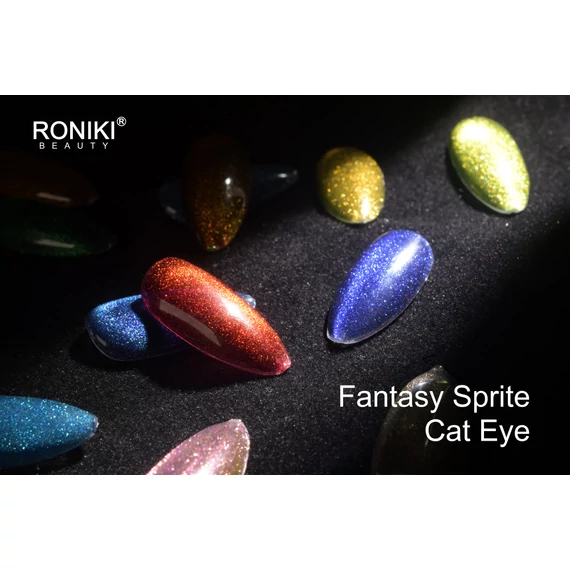 Roniki Fantasy sprite cat eye gél lakk 02 - mágnesezhető