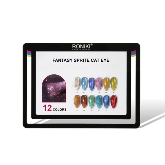 Roniki Fantasy sprite cat eye gél lakk 12 - mágnesezhető