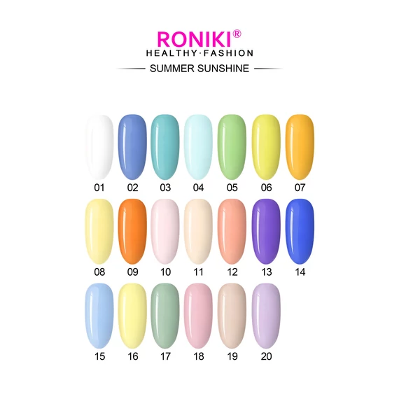 Roniki Summer sunshine széria - 14 gél lakk