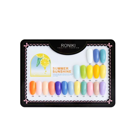 Roniki Summer sunshine széria - 14 gél lakk