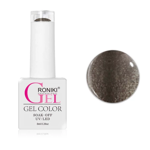 Roniki Amber cat eye TPO free gél lakk 06 - mágnesezhető
