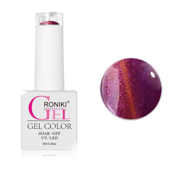 Roniki színváltó chameleon cat eye TPO free gél lakk 08 - mágnesezhető